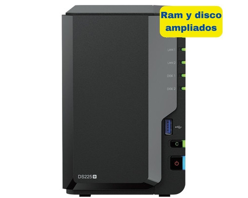 NAS SYNOLOGY DS225 PLUS 6GB 8TB NAS SYNOLOGY DS225 PLUS 6GB 8TB